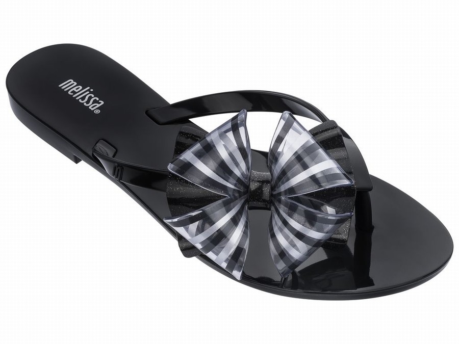 Chanclas Melissa Harmonic Sweet Special Mujer - Negras - Argentina QFH-407532